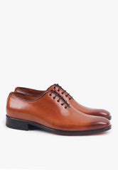 Renaissance Lace Up Cognac